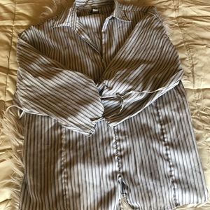 Oversized shirt jacket